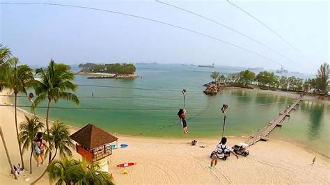 sentosa zipline|zip lining sentosa island.